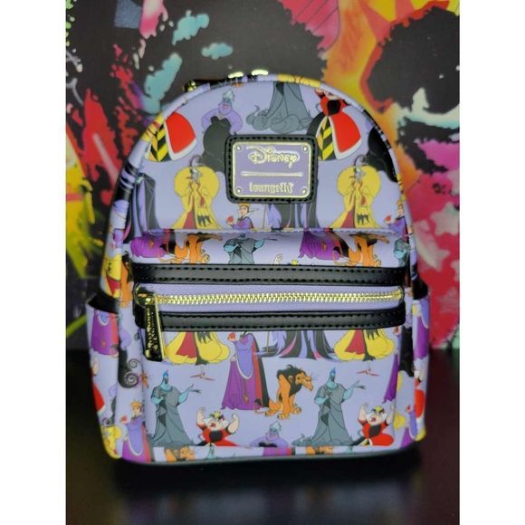 Loungefly  disney villans 3 piece set main image 8